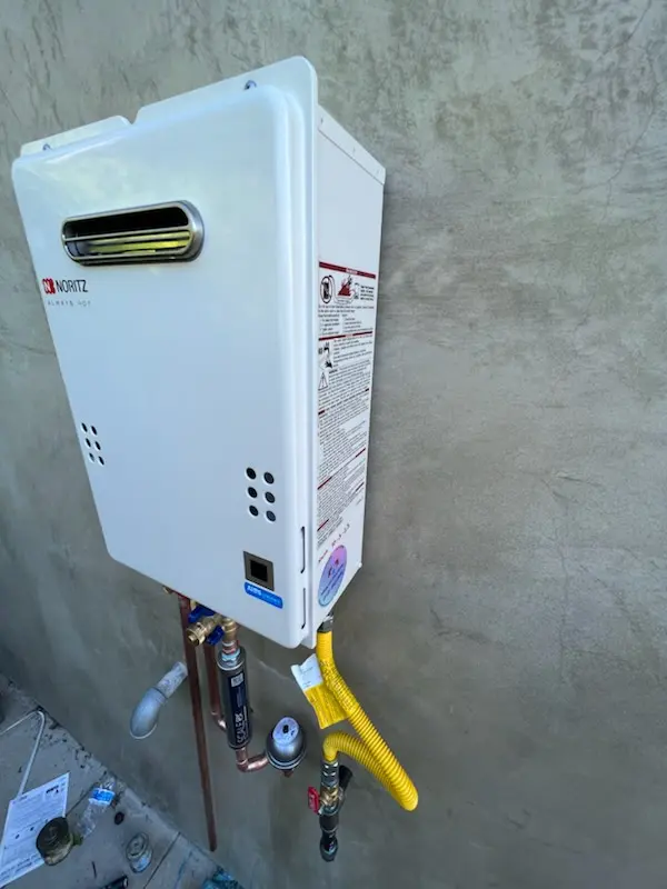 Tankless water heater installation for Sunnybrook homes